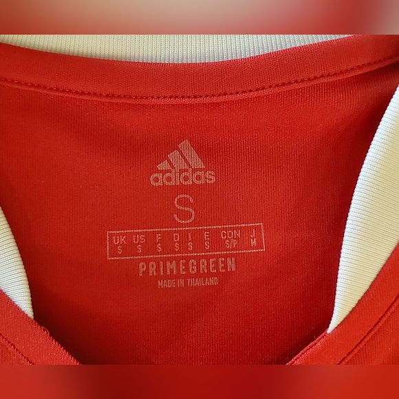 Ajax Amsterdam 2021-2022 Adidas Aeroready Training Jersey Red - Picture 7 of 8